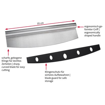 Artikelbild 4 für WESTMARK Wiegemesser silber, Klinge: 35,0 cm, 1 St., Artikelnummer 996456