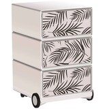 Artikelbild 1 für PAPERFLOW easyBox Black & White Rollcontainer weiß, schwarz 60571 4 Auszüge 39,0 x 43,6 x 64,2 cm, Artikelnummer 216006