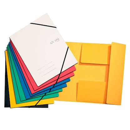 Artikelbild für VON LEITZ Eckspanner DIN A4 farbsortiert, 10 St., Artikelnummer 635472