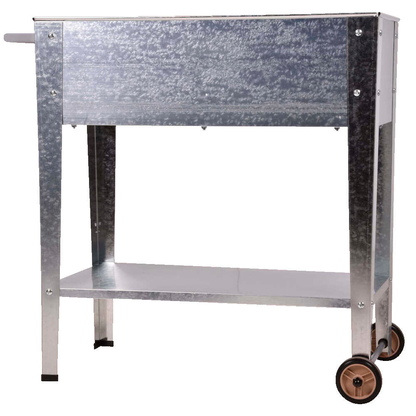 Artikelbild für Garden Pleasure Hochbeet LAVANDIA Metall silber rechteckig 75,0 x 80,0 cm, 1 St., Artikelnummer 285266