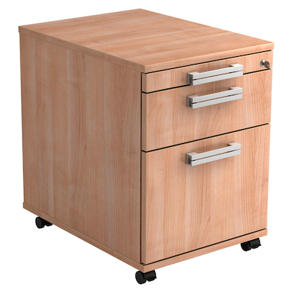 Artikelbild für HAMMERBACHER AC20 NU Rollcontainer nussbaum 3 Auszüge 42,8 x 58,0 x 59,0 cm, Artikelnummer 860705
