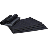 Artikelbild 1 für relaxdays Platzset schwarz 30,0 x 45,0 cm, 6 St., Artikelnummer 473316