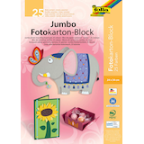 Artikelbild 1 für folia Fotokarton JUMBO farbsortiert 300 g/qm 25 Blatt, Artikelnummer 481642