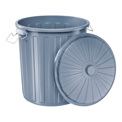 Artikelbild 2 für helit Mülleimer 55,0 l grau, 1 St., Artikelnummer 955577