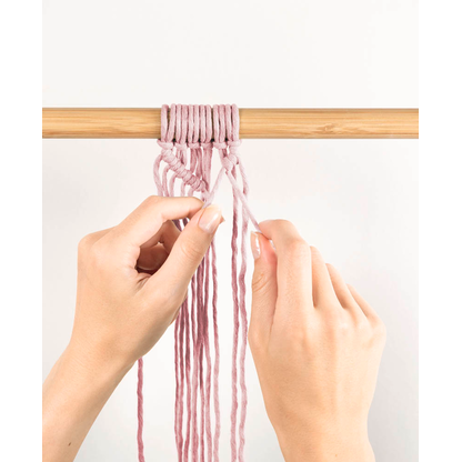 Artikelbild 6 für folia Makramee-Set Boho natur, rosé, Artikelnummer 963597