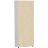 Artikelbild 1 für geramöbel Aktenschrank Flex, S-386100-AL lichtgrau, ahorn 5 Fachböden 80,0 x 42,0 x 216,0 cm, Artikelnummer 876800