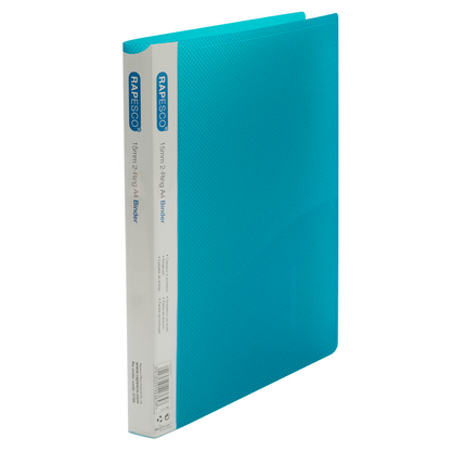 Artikelbild 3 für RAPESCO® Ringbücher 2-Ringe grün, blau, pink, violett, hellblau 2,6 cm DIN A4, 10 St., Artikelnummer 154961