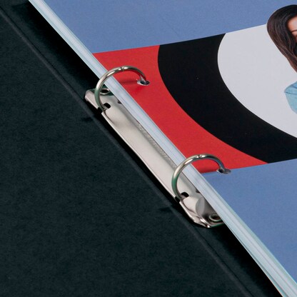 Artikelbild 10 für VON LEITZ Ringbuch 2-Ringe schwarz 2,5 cm DIN A4, 1 St., Artikelnummer 635328