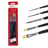 Artikelbild 1 für BRUNNEN ErgoLine Pinsel-Set Größe 2, 4, 6, 10, 5-teilig, Artikelnummer 498749