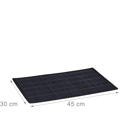 Artikelbild 3 für relaxdays Platzset schwarz 30,0 x 45,0 cm, 6 St., Artikelnummer 473316