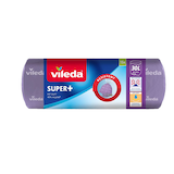 Artikelbild 1 für vileda Müllbeutel SUPER+ 30,0 l lila, 15 St., Artikelnummer 149058