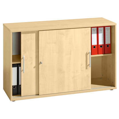 Artikelbild für HAMMERBACHER Schiebetürenschrank, V1752S/3/3/RE ahorn 1 Fachboden 120,0 x 40,0 x 74,8 cm, Artikelnummer 977884