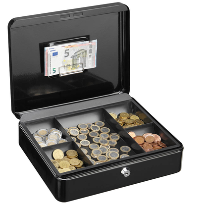 Artikelbild 2 für office discount Geldkassette 145421OD Größe 4 schwarz, Artikelnummer 253484