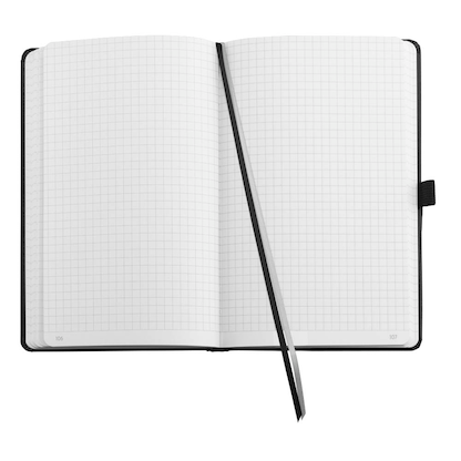 Artikelbild 4 für BRUNNEN Notizbuch KOMPAGNON DIN A4 kariert, schwarz Hardcover 192, davon 16 zum Heraustrennen Seiten, 1 St., Artikelnummer 457481