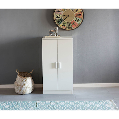 Artikelbild 7 für WOHNLING Schuhschrank, WL5.269 weiß 6 Fachböden 55,0 x 35,0 x 108,0 cm, Artikelnummer 906414