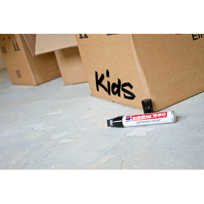 Artikelbild 3 für edding 850 Permanentmarker schwarz 5,0 - 16,0 mm, 1 St., Artikelnummer 466615