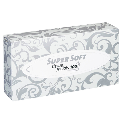Artikelbild 2 für wepa Kosmetiktücherbox SUPER SOFT 2-lagig weiß, 40x 100 Tücher, Artikelnummer 424628