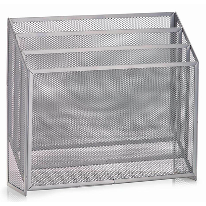 Artikelbild 2 für Zeller Zeitungsständer Mesh 18175 silber Metall, DIN A4, Artikelnummer 423444