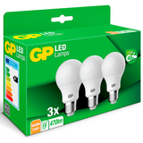 Artikelbild 1 für GP LED-Lampen Classic A60 E27 4,8 W matt, 3 St., Artikelnummer 515233