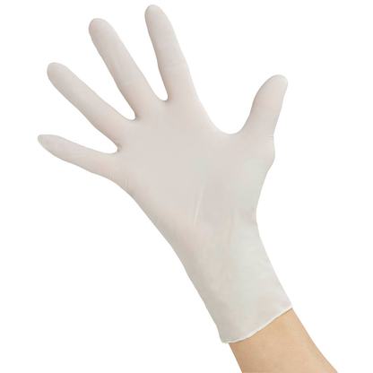 Artikelbild für NITRAS MEDICAL unisex Einmalhandschuhe WHITE WAVE weiß Größe L, 100 St., Artikelnummer 831931