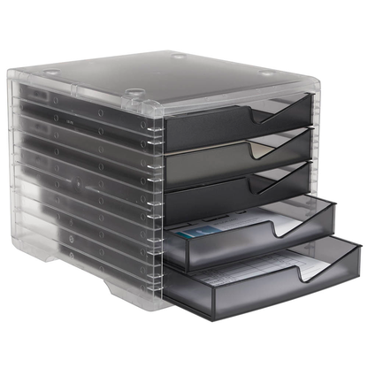 Artikelbild 3 für styro Schubladenbox styroswingbox light anthrazit 275-8430.924, DIN A4 mit 5 Schubladen, 1 St., Artikelnummer 821742