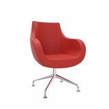Artikelbild 1 für fm Sessel Pirum rot chrom Stoff 71,0 x 73,0 x 94,5 cm, 1 St., Artikelnummer 446858