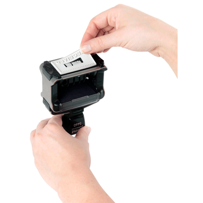 Artikelbild 3 für trodat Datumstempel mit Text individualisierbar 5460 selbstfärbend schwarz Logo möglich, 1 St. - Direkt online personalisieren, Artikelnummer 640456