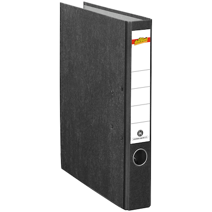 Artikelbild 2 für office discount Ordner schwarz marmoriert Karton 5,0 cm DIN A4, 1 St., Artikelnummer 501502