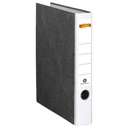 Artikelbild 2 für office discount Ordner weiß marmoriert Karton 5,0 cm DIN A4, 1 St., Artikelnummer 501510