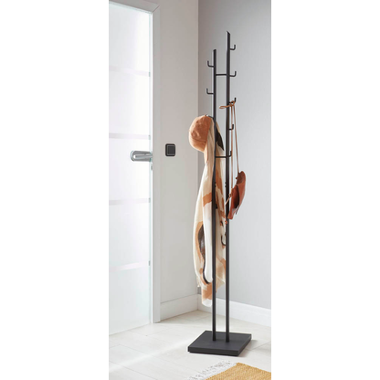 Artikelbild 3 für HAKU Möbel Kleiderständer 21553 schwarz Metall 8 Haken 29,0 x 176,0 cm, Artikelnummer 137077