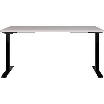 Artikelbild 7 für GERMANIA Bedano höhenverstellbarer Schreibtisch kaschmir rechteckig, T-Fuß-Gestell schwarz 160,0 x 80,0 cm, Artikelnummer 389177