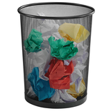 Artikelbild 1 für Zeller Meshline Papierkorb 17,5 l anthrazit, 1 St., Artikelnummer 811000