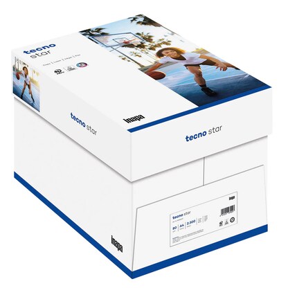 Artikelbild 2 für tecno Kopierpapier star DIN A4 80 g/qm 2.500 Blatt Maxi-Box, Artikelnummer 444808