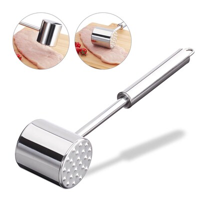 Artikelbild für relaxdays Fleischklopfer silber, Artikelnummer 471969