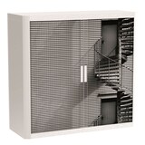 Artikelbild 1 für PAPERFLOW easyOffice Black & White Rollladenschrank 62320 2 Fachböden 110,0 x 41,5 x 104,0 cm, Artikelnummer 210177