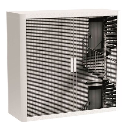 Artikelbild für PAPERFLOW easyOffice Black & White Rollladenschrank 62320 2 Fachböden 110,0 x 41,5 x 104,0 cm, Artikelnummer 210177