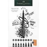 Artikelbild 1 für FABER-CASTELL Pitt Artist Pen Handlettering-Set schwarz, 1 Set, Artikelnummer 278347