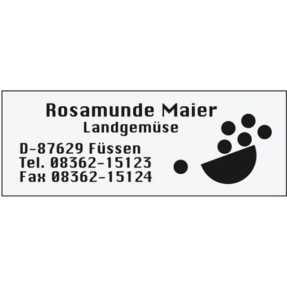 Artikelbild 7 für trodat Textstempel, individualisierbar printy 4913 selbstfärbend schwarz Logo möglich, 1 St. - Direkt online personalisieren, Artikelnummer 640583