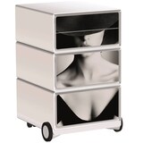 Artikelbild 1 für PAPERFLOW easyBox Classic Chic Rollcontainer weiß, bunt 61001 4 Auszüge 39,0 x 43,6 x 64,2 cm, Artikelnummer 214476