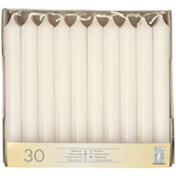 Artikelbild 1 für STARPAK Kerzen weiß, 30 St., Artikelnummer 618536