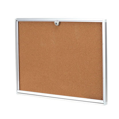 Artikelbild 3 für Showdown® Displays Schaukasten Economy XS Kork silber 4x DIN A4 49,1 x 2,6 x 65,5 cm, 1 St., Artikelnummer 361915
