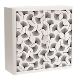 Artikelbild 1 für PAPERFLOW easyOffice Black & White Rollladenschrank 62432 2 Fachböden 110,0 x 41,5 x 104,0 cm, Artikelnummer 209959
