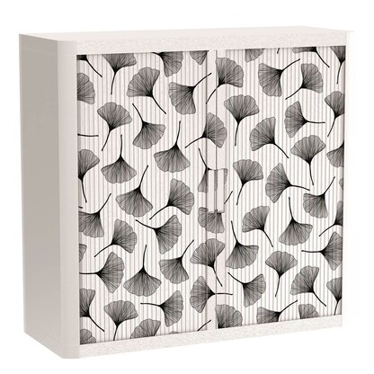Artikelbild für PAPERFLOW easyOffice Black & White Rollladenschrank 62432 2 Fachböden 110,0 x 41,5 x 104,0 cm, Artikelnummer 209959
