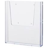 Artikelbild 1 für helit Wandprospekthalter transparent DIN A4 22,5 x 3,9 x 25,0 cm, 1 St., Artikelnummer 463765