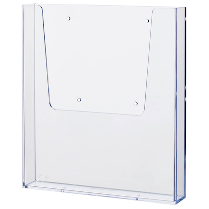 Artikelbild für helit Wandprospekthalter transparent DIN A4 22,5 x 3,9 x 25,0 cm, 1 St., Artikelnummer 463765