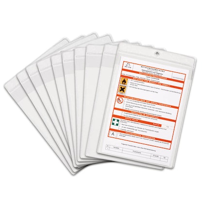 Artikelbild für DURABLE Sichttaschen DIN A4 transparent genarbt 0,17 mm, 10 St., Artikelnummer 483669