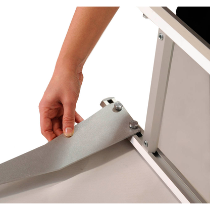 Artikelbild 4 für update displays Prospektständer Rapid silber DIN A4 2 Fächer 26,5 x 35,0 x 100,0 cm, 1 St., Artikelnummer 216956