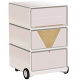 Artikelbild 1 für PAPERFLOW easyBox Classic Chic Rollcontainer weiß, bunt 61367 4 Auszüge 39,0 x 43,6 x 64,2 cm, Artikelnummer 214519