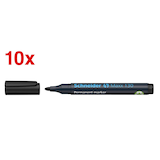 Artikelbild 1 für Schneider Maxx 130 Permanentmarker schwarz 1,0 - 3,0 mm, 10 St., Artikelnummer 779405