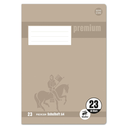 Artikelbild 2 für Staufen® Schulheft Premium Lineatur 23 rautiert DIN A4 ohne Rand, 16 Blatt, 1 St., Artikelnummer 302903